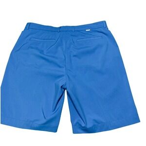 Greg Norman Mens 38 Blue Golf Shorts Performance Stretch Workwear